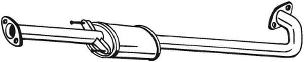 BOSAL Middle silencer Article number: 278-671 cheaply
