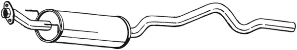 BOSAL Middle silencer Article number: 283-193 cheaply