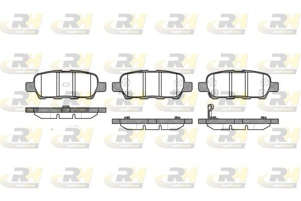 ROADHOUSE Brake pad set Article number: 2876.01 cheaply
