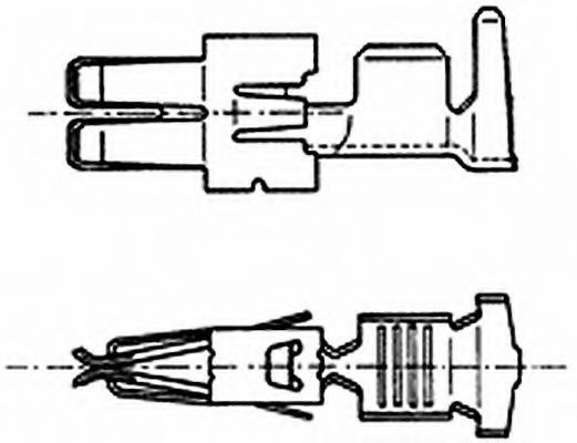 HELLA Ledningsforbinder Varenummer: 8KW 172 971-003 billige