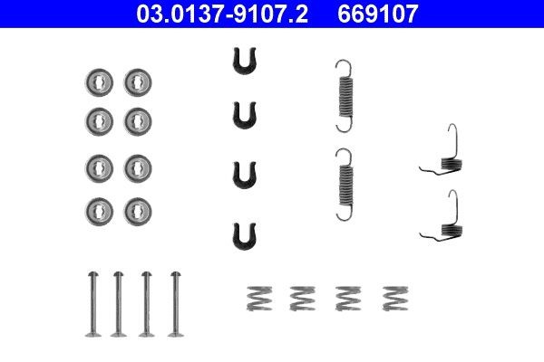 ATE 03.0137-9107.2 Accessory Kit, brake shoes PERSONA 413 GLSi 1.3 (4G13) 75 PS Petrol 2008