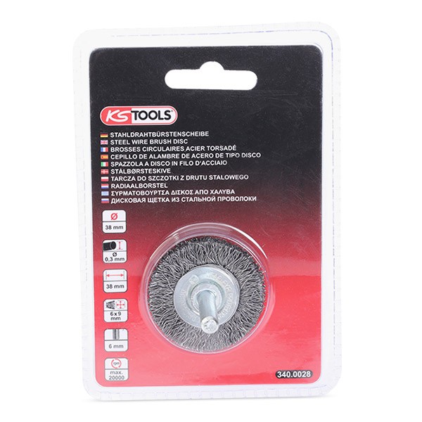KS TOOLS Børsteskive, boremaskine Varenummer: 340.0028 billige