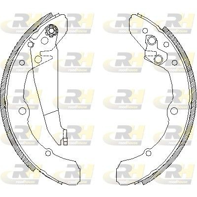 ROADHOUSE Brake Shoe Set Article number: 4048.00 cheaply