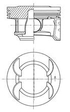 KOLBENSCHMIDT Piston Article number: 41492600 cheaply