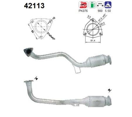 AS Catalytic converter Article number: 42113 cheaply