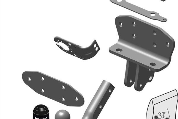 BRINK Trailer Hitch Article number: 424500 cheaply