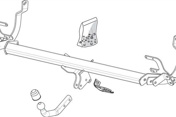 BRINK Trailer Hitch Article number: 446200 cheaply