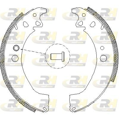 ROADHOUSE Brake Shoe Set Article number: 4502.00 cheaply
