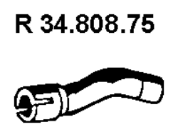 EBERSPÄCHER Išleidimo kolektorius prekės numeris: 34.808.75 nebrangu