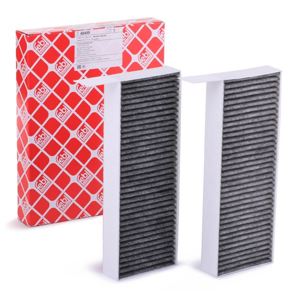 FEBI BILSTEIN 48499 Filter set, cabin air DS 9 1.6 E-TENSE 250 (X2DGYR) 250 PS Petrol/Electric