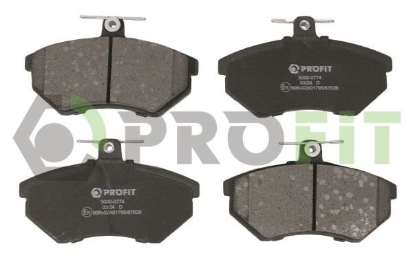 PROFIT Brake pad set Article number: 5000-0774 cheaply