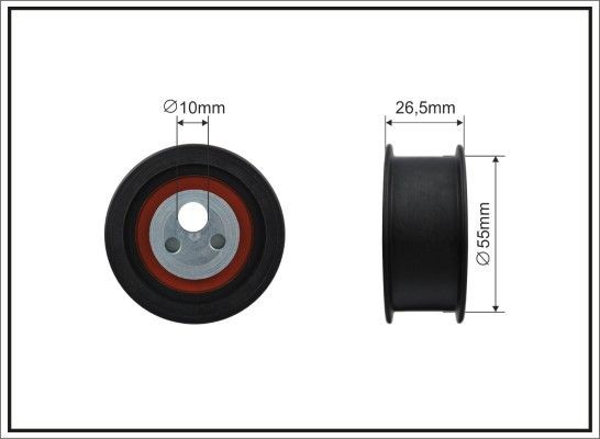 CAFFARO Timing belt tensioner pulley Article number: 500137 cheaply