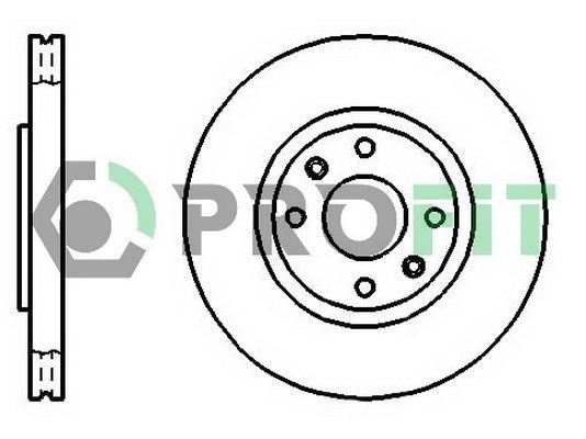 PROFIT Brake disc Article number: 5010-1152 cheaply