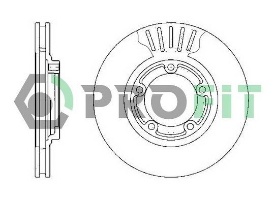 PROFIT Brake disc Article number: 5010-1404 cheaply