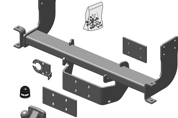 BRINK Trailer Hitch Article number: 511400 cheaply