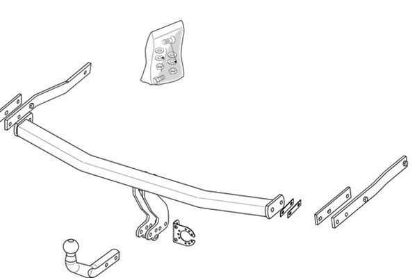 BRINK Trailer Hitch Article number: 512500 cheaply