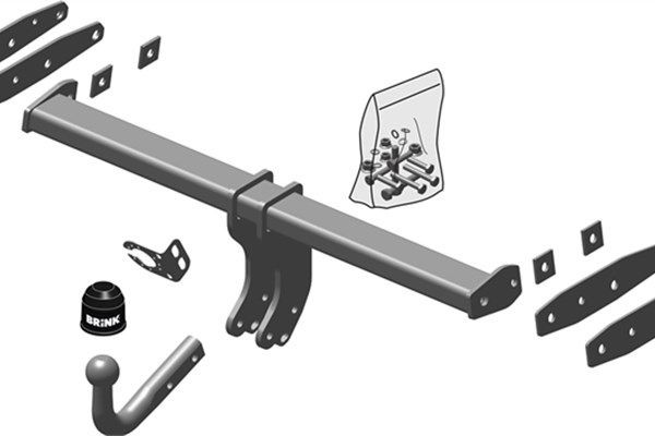 BRINK Trailer Hitch Article number: 517500 cheaply
