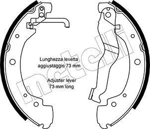 METELLI Brake Shoe Set Article number: 53-0469 cheaply