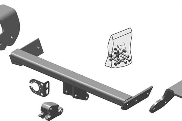 BRINK Trailer Hitch Article number: 535100 cheaply
