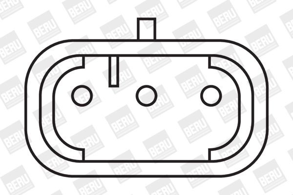 BERU Ignition coil Article number: ZSE027 cheaply