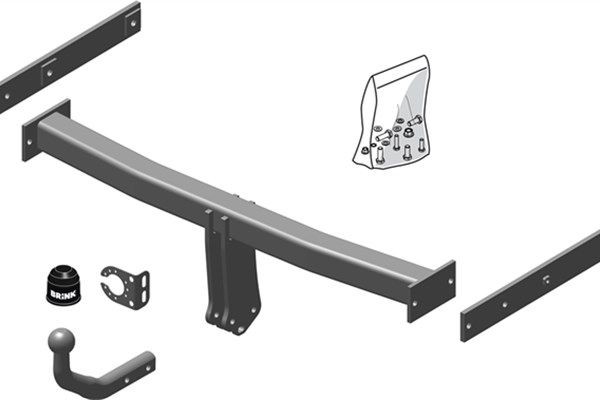 BRINK Trailer Hitch Article number: 550700 cheaply