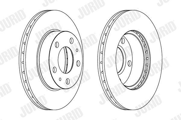 JURID Brake disc Article number: 563021J cheaply