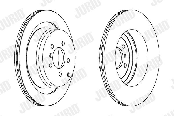 JURID Brake disc Article number: 563023JC-1 cheaply