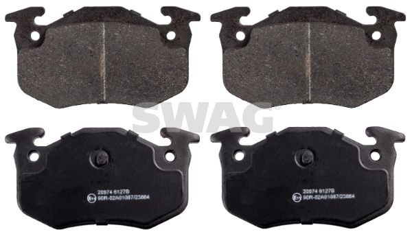 SWAG Brake pad set Article number: 60 91 6189 cheaply