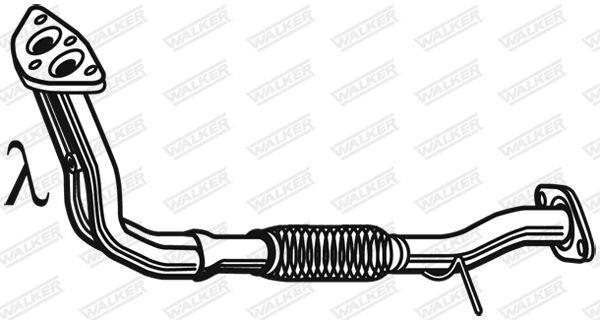 WALKER Σωλήνας εξάτμισης αριθμός Άρθρου: 08953 φθηνότερα