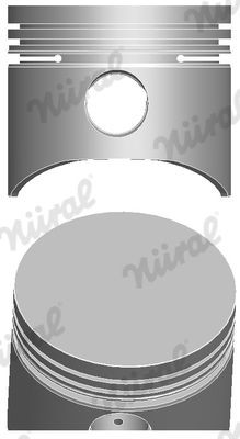 NÜRAL Pistone motore Numero articolo: 87-206607-00 poco costoso