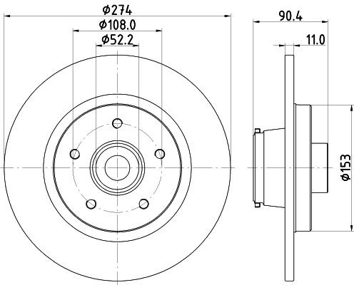 HELLA Hjulcylinder Artikelnummer: 8AW 355 531-381 billigt