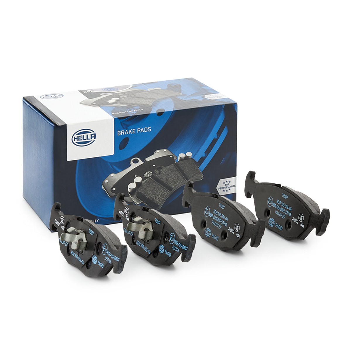 HELLA Τακάκια φρένων αριθμός Άρθρου: 8DB 355 006-041 φθηνότερα