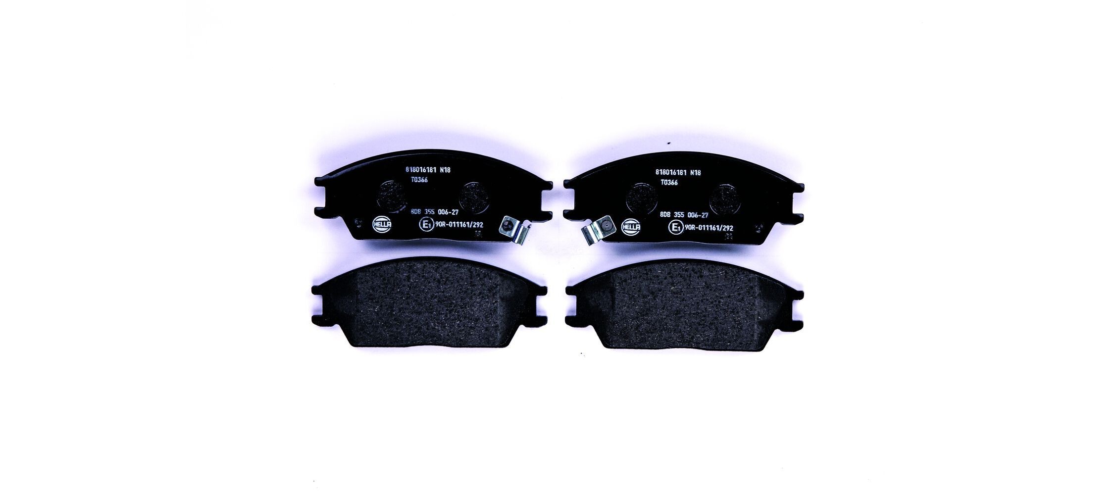 HELLA Τακάκια φρένων αριθμός Άρθρου: 8DB 355 006-271 φθηνότερα