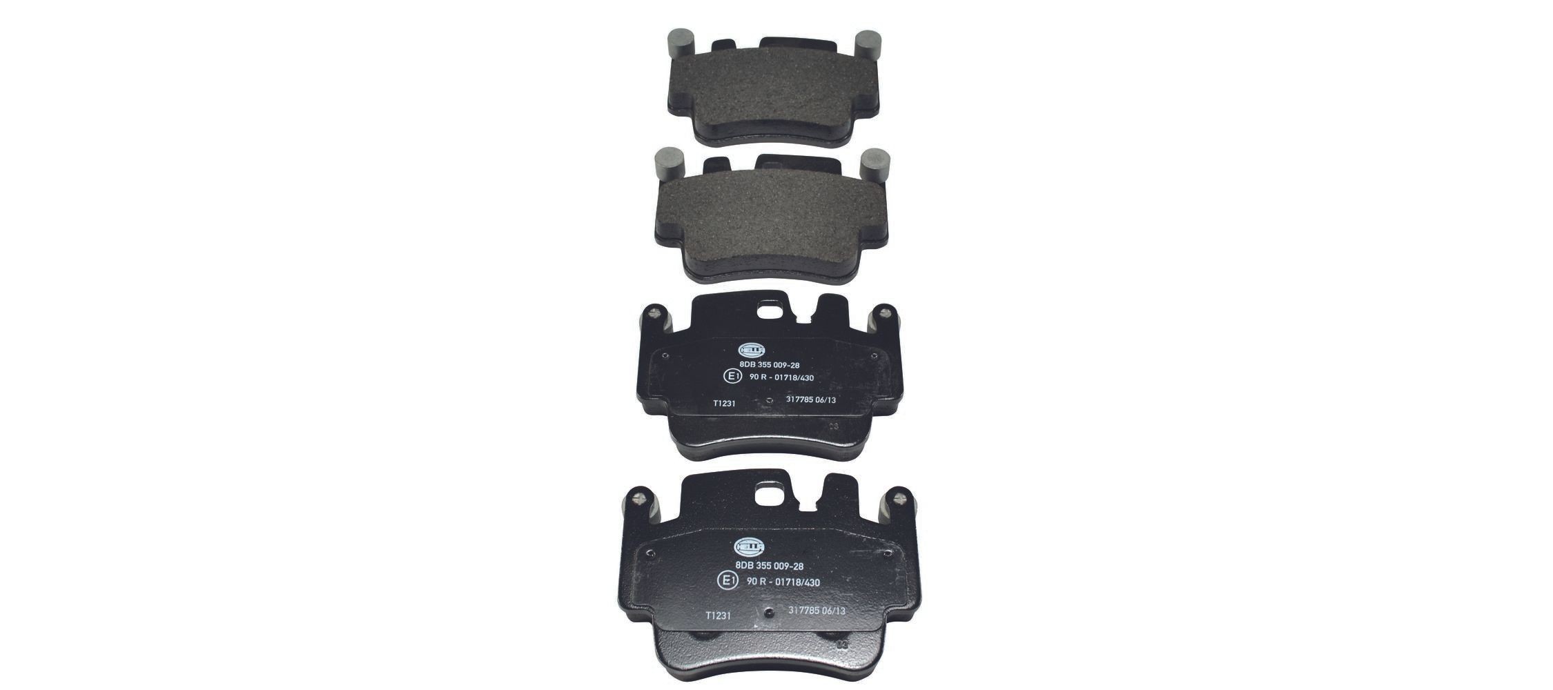 HELLA Τακάκια φρένων αριθμός Άρθρου: 8DB 355 009-281 φθηνότερα