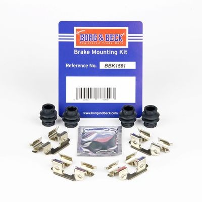 BORG & BECK BBK1561 Kit accessori, pastiglia freno Classe B B 220 d 4-matic (246.205) 170 CV Diesel 2018