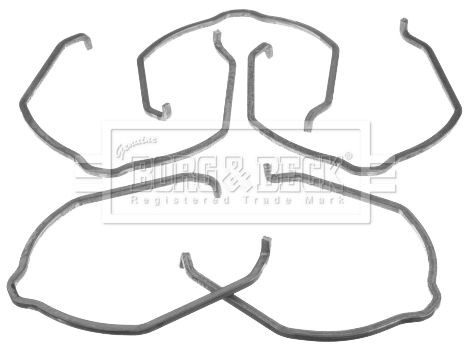 BORG & BECK Скоба, въздуховод за двигателя артикулен номер: BHC2003 евтино