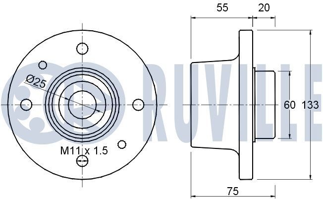 RUVILLE Tappet Article number: 267000 cheaply