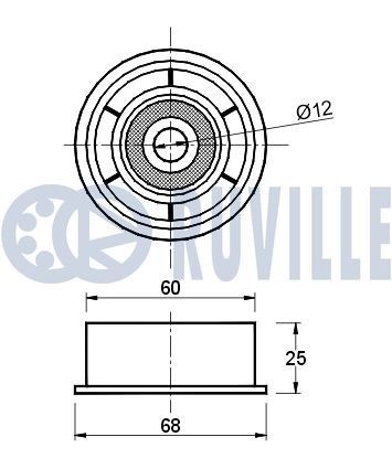 RUVILLE Reparatursatz, Federbeinstützlager Artikelnummer: 828601S kaufen