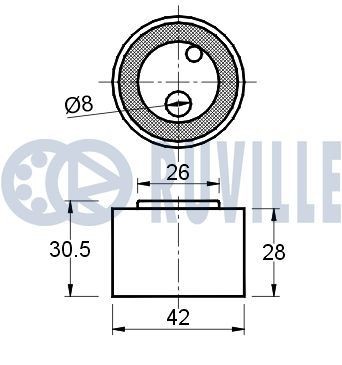 RUVILLE Puhver, vedrustus Artikli number: 835804 soodsalt