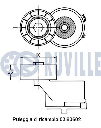 RUVILLE Rotule de suspension numéro de l'article: 917324 à bon prix