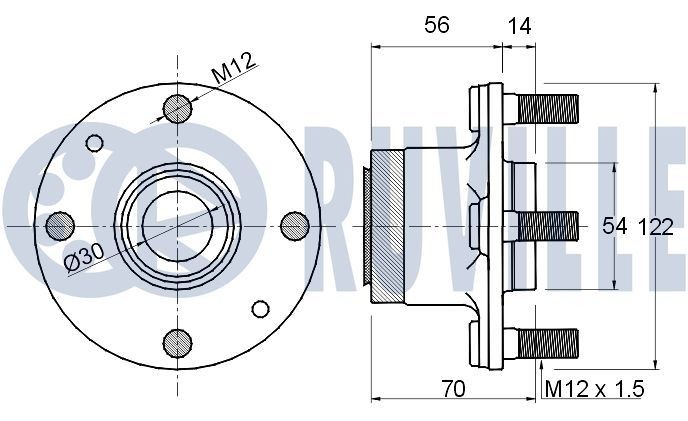 RUVILLE Rotule de suspension numéro de l'article: 918928 à bon prix