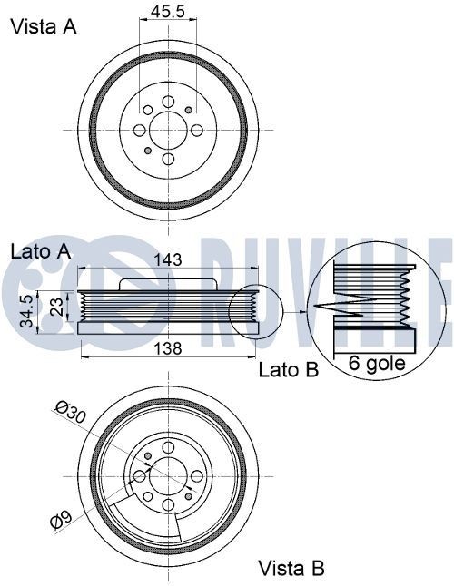RUVILLE Querlenker Artikelnummer: 938605 kaufen
