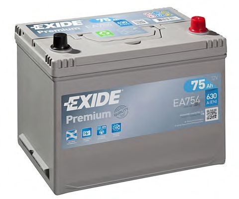 EXIDE Starterio akumuliatorius Premium prekės numeris: EA754 nebrangu