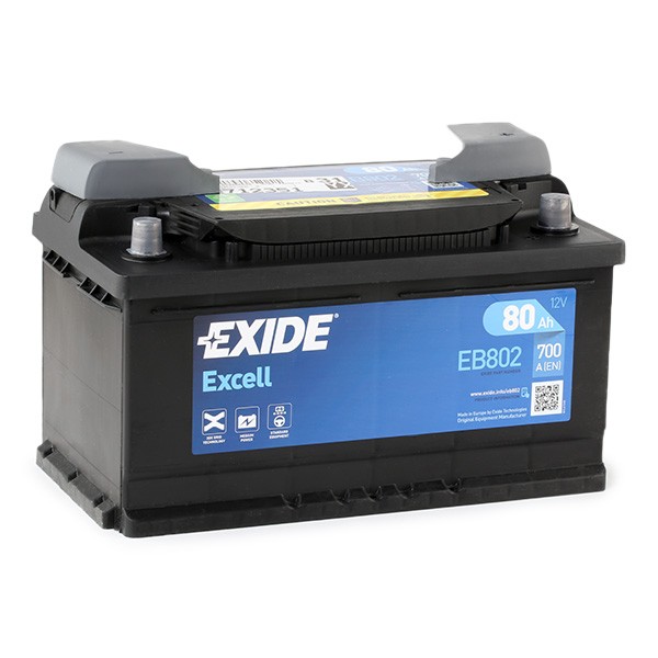 EXIDE Starterbatteri Excell Varenummer: EB802 billige