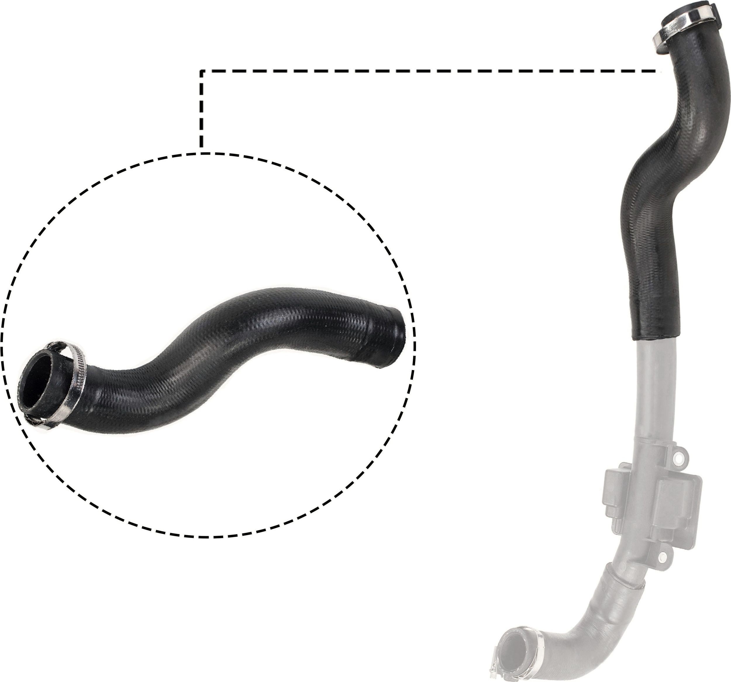 GATES Jäähdyttimen letku tuotenumero: 3535 edullisesti