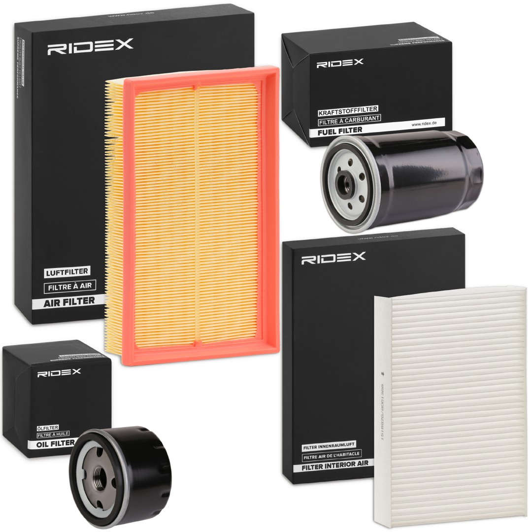 RIDEX Filter-komplekt Artikli number: 4055F0134 soodsalt