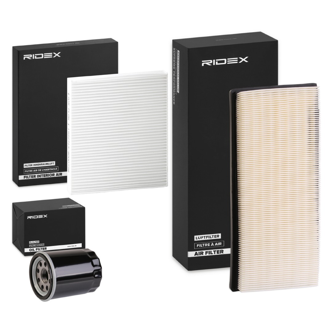RIDEX Filtrų komplektas prekės numeris: 4055F0143 nebrangu