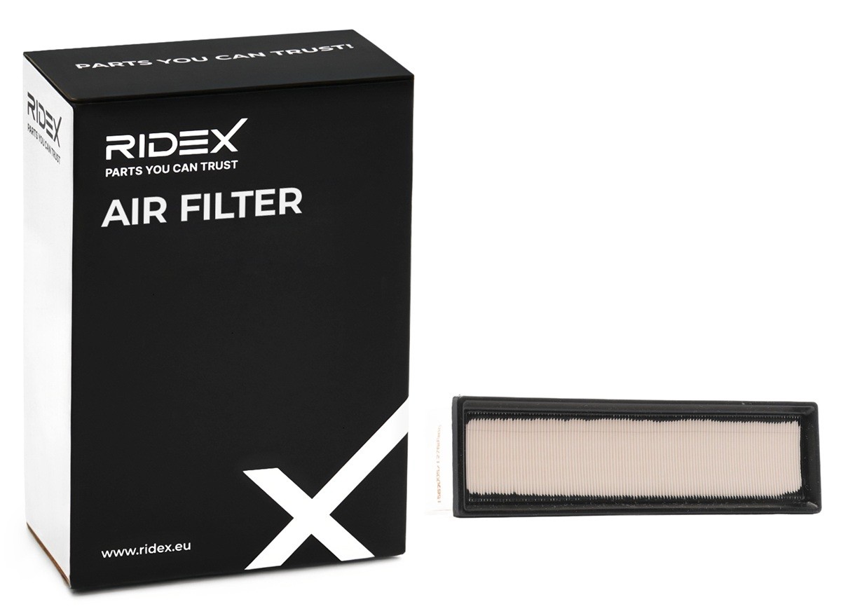 RIDEX Luftfilter Varenummer: 8A0727 billige