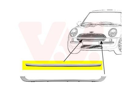 VAN WEZEL Kofangergitter Varenummer: 0502482 billige