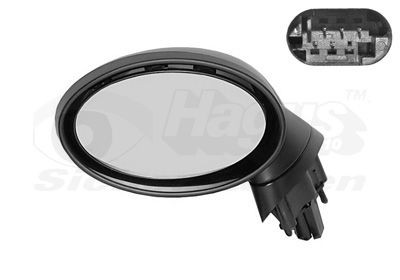 VAN WEZEL Sidespeil artikkelnummer: 0502817 billig